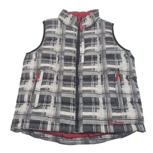L.L. Bean Plaid Puffer Vest